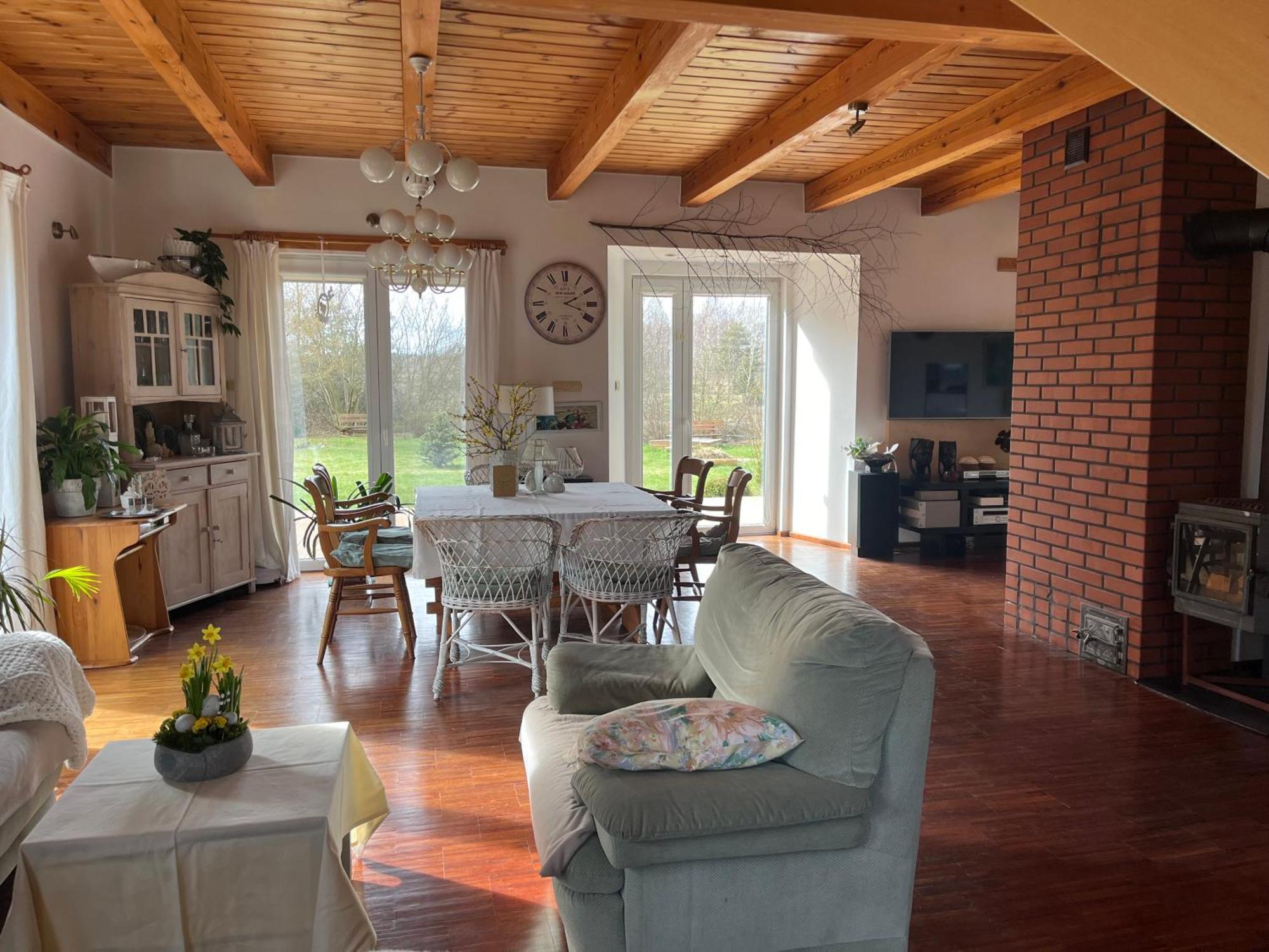 Villa Drewniany Dom W Cudownej Okolicy "Twoja Ostoja" à Brusy Extérieur photo